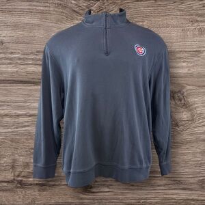 VINEYARD VINES Chicago Cubs Long Sleeve 1/4 Zip Pullover Men's XXL Blue (532)